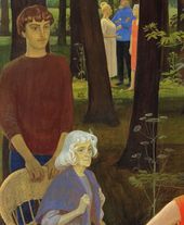 Воскресный день. 1973. Фрагмент. Ваня Шаховской и Елена Коровай