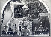 А.Н. БЕНУА. Проект декоративной отделки интерьера ресторана Казанского вокзала. Торцевая стена. Вариант. 1914