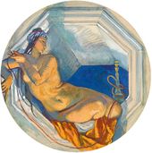 З.Е. СЕРЕБРЯКОВА. Народы Востока: Турция. Эскизы панно для плафона ресторана Казанского вокзала. 1916