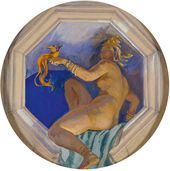 З.Е. СЕРЕБРЯКОВА. Народы Востока: Сиам. Эскизы панно для плафона ресторана Казанского вокзала. 1916