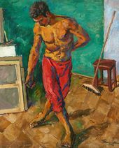П.П. КОНЧАЛОВСКИЙ. Полотер. 1946