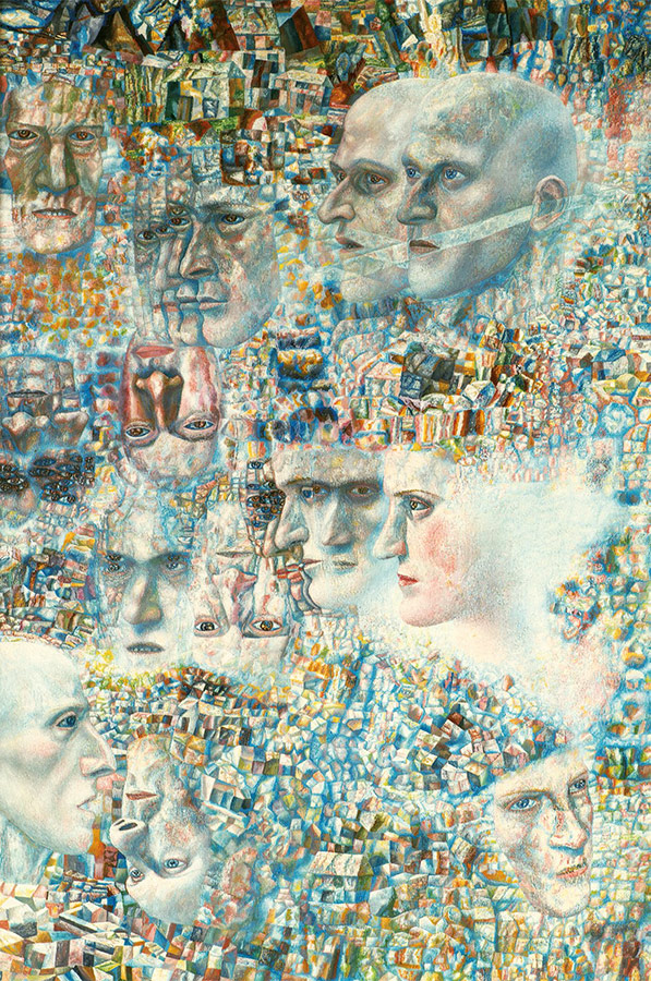 П.Н. ФИЛОНОВ. Головы. Симфония 4 Шостаковича. 1927