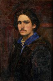 В.И. ИВАНОВ. Автопортрет. 1943