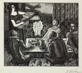 В.А. ФАВОРСКИЙ. Ужин у Лауры. 1959–1961