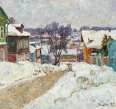 В.Н. ЗАБЕЛИН. Слобода в Сергиевом Посаде. 1989