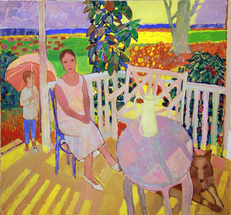 А.А. ЛЮБАВИН. Июльский дождь. 2008