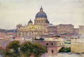 В.И. СУРИКОВ. Собор Св. Петра в Риме. 1884