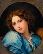 Ф.А. БРУНИ. Портрет Н.А. Бруни в детстве. Конец 1840-х