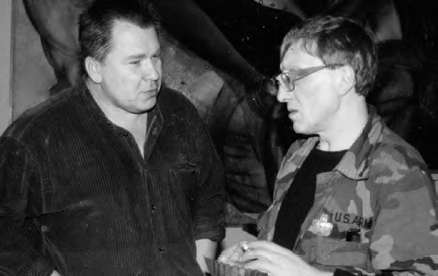 Александр Рукавишников и Михаил Шемякин. 1998