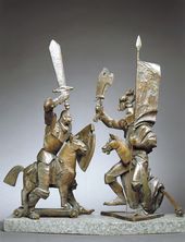 АЛЕКСАНДР ЦИГАЛЬ. Деревянные лошадки. 1990