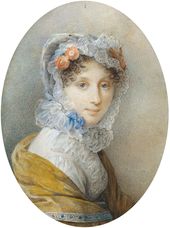 П.Ф. СОКОЛОВ. Портрет графини С.В. Строгановой. Конец 1810-х
