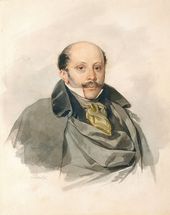 П.Ф. СОКОЛОВ. Портрет А.Д. Черткова. Конец 1820-x – начало 1830-х