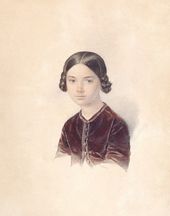 А.П. СОКОЛОВ. Портрет С.А. Брюлловой. Конец 1850-х – начало 1860-х