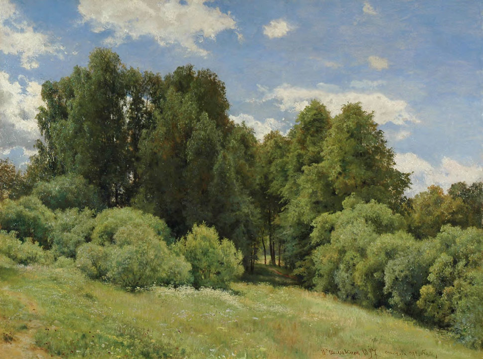 И.И. ШИШКИН. Полянка (Лесная поляна). 1897