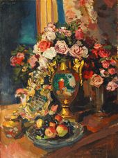 К.А. КОРОВИН. Натюрморт. Розы. 1916