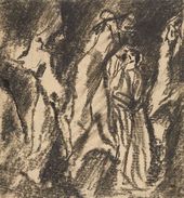 Многофигурная композиция. Конец 1910-х – начало 1920-х