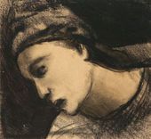 Женская голова. 1920
