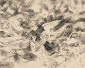 Композиция с ангелом. 1922. Из цикла «Воскрешение мертвых» (1921–1922)