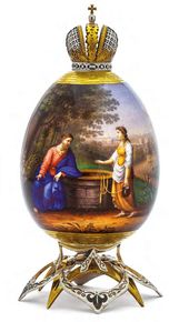 Яйцо пасхальное «Иисус Христос и самаритянка»