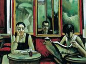 Т. Салахов. Рим. Кафе Греко. Фрагмент. 2002