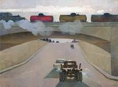 Т. Салахов. Утренний эшелон. 1958