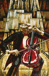 Т. Салахов. Мстислав Ростропович. 2000