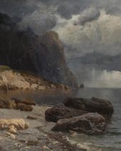А.А. ЧУМАКОВ. Тихий день. 1897. Фрагмент