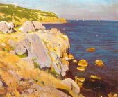 А.А. РЫЛОВ. Скалы в Кикинеизе. 1909 (?)