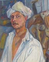 Автопортрет в тюрбане. 1909