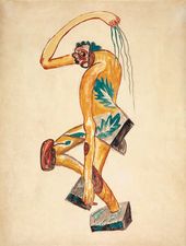 Леший. Эскиз костюма к балету «Русские сказки». Картина «Баба Яга». 1915–1916