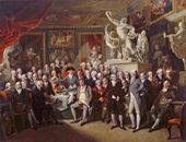 ГЕНРИ СИНГЕЛТОН (1766–1839). Общее собрание членов Королевской академии. 1795