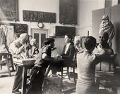 РАССЕЛ УЭСТВУД. Учащиеся школ Королевской академии художеств, 1953