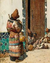В.В. ВЕРЕЩАГИН. У дверей мечети. 1870-е