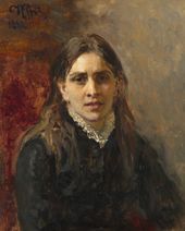 И.Е. РЕПИН. Портрет Пелагеи Стрепетовой. 1882