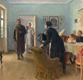 И.Е. РЕПИН. «Не ждали». 1884–1888