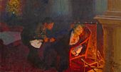 И.Е. РЕПИН. «Самосожжение» Гоголя. 1909