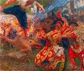 И.Е. РЕПИН. Гопак. Танец запорожских казаков. 1926-1930