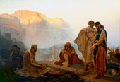 И.Е. РЕПИН. Иов и его друзья. 1869