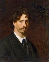 И.Е. РЕПИН. Автопортрет. 1878