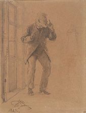 И.Е. РЕПИН. Предупреждающий [Старик]. 1883
