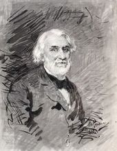 И.Е. РЕПИН. Портрет И.С. Тургенева. 1884 (?)