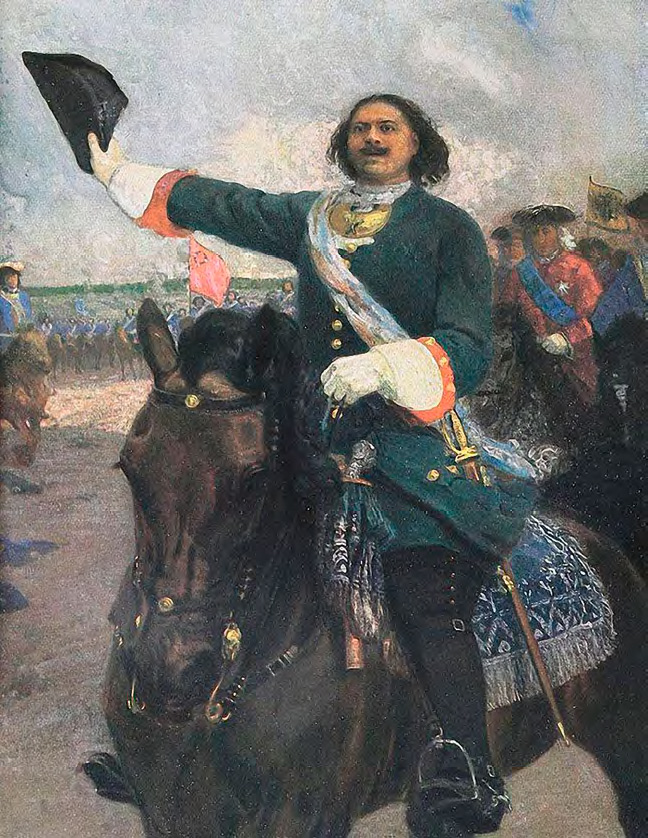 Ю.И. РЕПИН. Великий вождь (Петр I перед Полтавской баталией). 1907–1910