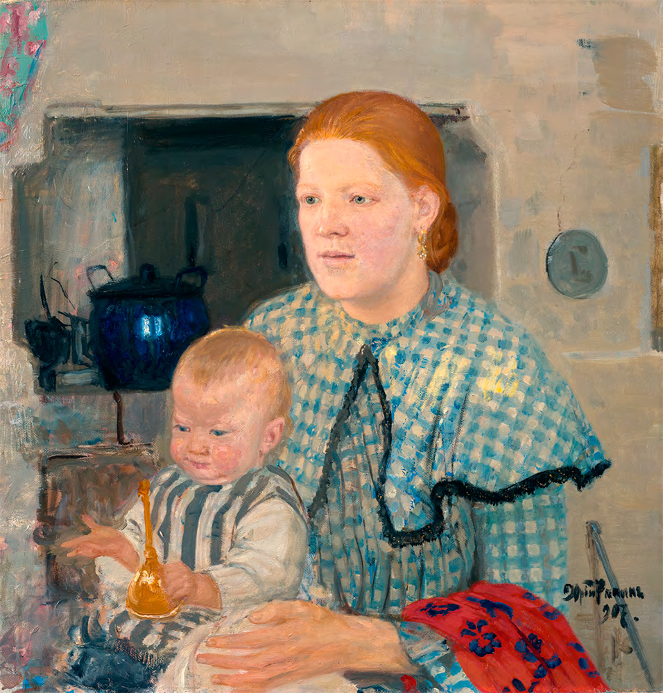 Ю.И. РЕПИН. Моя жена. 1907