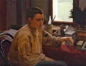 Ю.И. РЕПИН. Портрет Надежды Репиной. 1896