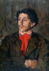 Ю.И. РЕПИН. Портрет Исаака Израилевича Бродского. 1909