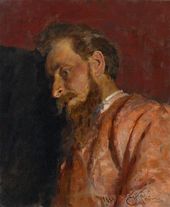 И.Е. РЕПИН. Портрет В.К. Менка. 1884