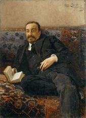 И.Е. РЕПИН. Портрет вице-президента Академии художеств графа И.И. Толстого. 1899