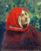 И.Е. РЕПИН. Голова Данте. Конец 1890-х