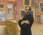 И.Е. РЕПИН. Портрет П.М. Третьякова. 1901