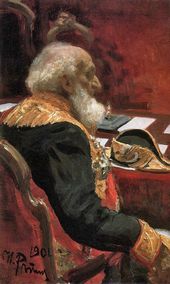 И.Е. РЕПИН. Портрет П.П. Семенова-Тян-Шанского. 1901